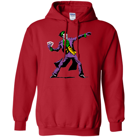 Sweatshirts Red / Small Crime Clown Banksy Pullover Hoodie