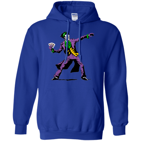 Sweatshirts Royal / Small Crime Clown Banksy Pullover Hoodie