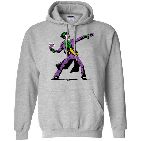 Sweatshirts Sport Grey / Small Crime Clown Banksy Pullover Hoodie