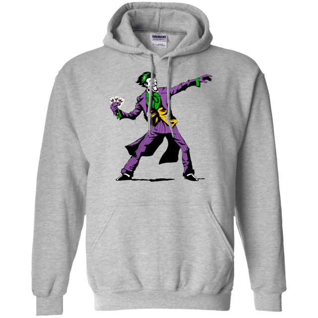 Sweatshirts Sport Grey / Small Crime Clown Banksy Pullover Hoodie