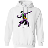 Sweatshirts White / Small Crime Clown Banksy Pullover Hoodie