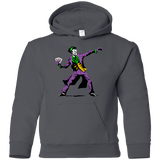 Sweatshirts Charcoal / YS Crime Clown Banksy Youth Hoodie