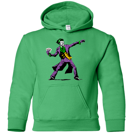 Sweatshirts Irish Green / YS Crime Clown Banksy Youth Hoodie