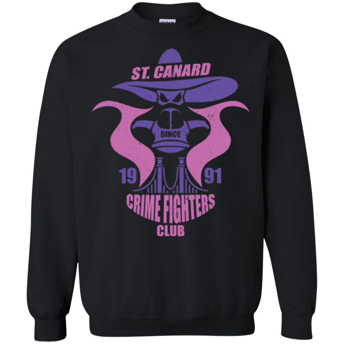 Sweatshirts Black / Small Crime Fighters Club Crewneck Sweatshirt