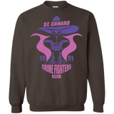 Sweatshirts Dark Chocolate / Small Crime Fighters Club Crewneck Sweatshirt