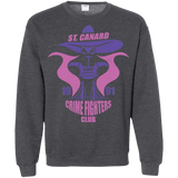 Sweatshirts Dark Heather / Small Crime Fighters Club Crewneck Sweatshirt