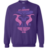 Sweatshirts Purple / Small Crime Fighters Club Crewneck Sweatshirt