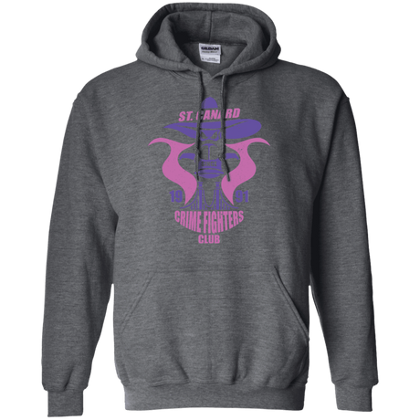 Sweatshirts Dark Heather / Small Crime Fighters Club Pullover Hoodie