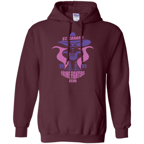 Sweatshirts Maroon / Small Crime Fighters Club Pullover Hoodie