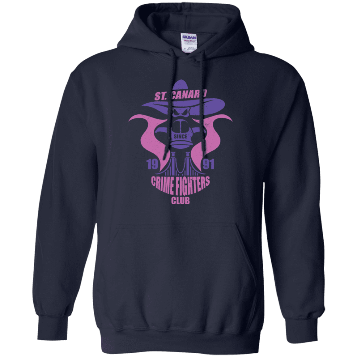 Sweatshirts Navy / Small Crime Fighters Club Pullover Hoodie