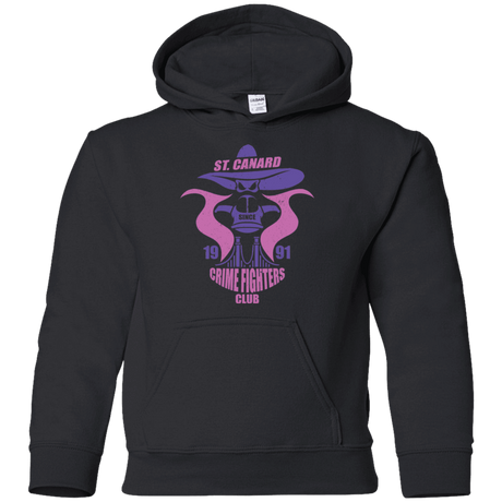 Sweatshirts Black / YS Crime Fighters Club Youth Hoodie
