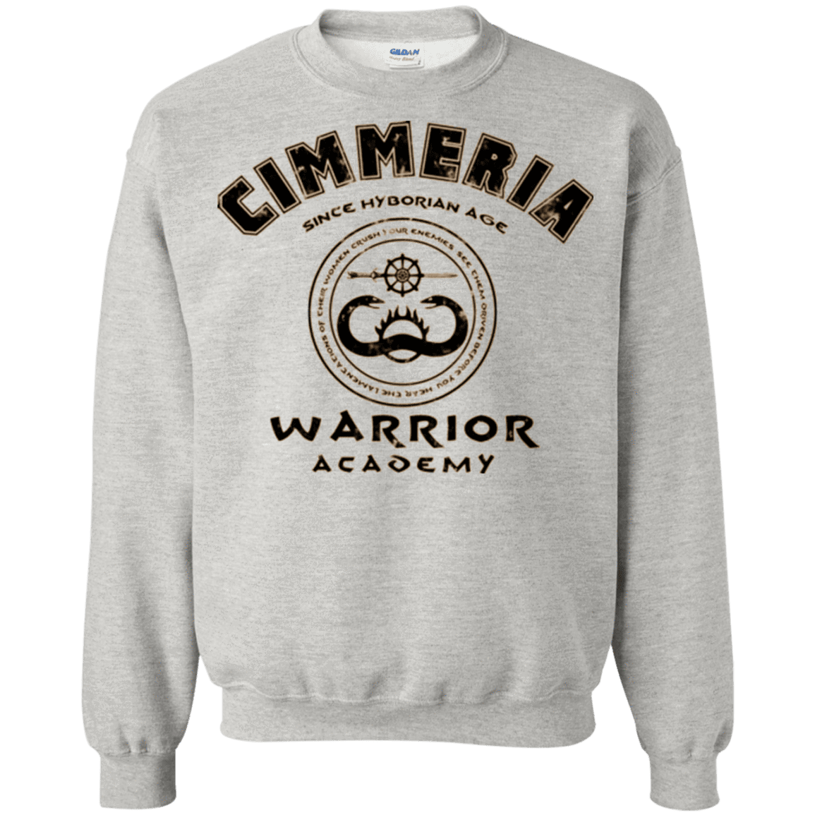 Sweatshirts Ash / Small Crimmeria Warrior academy Crewneck Sweatshirt