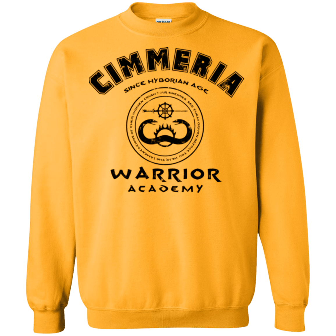 Sweatshirts Gold / Small Crimmeria Warrior academy Crewneck Sweatshirt