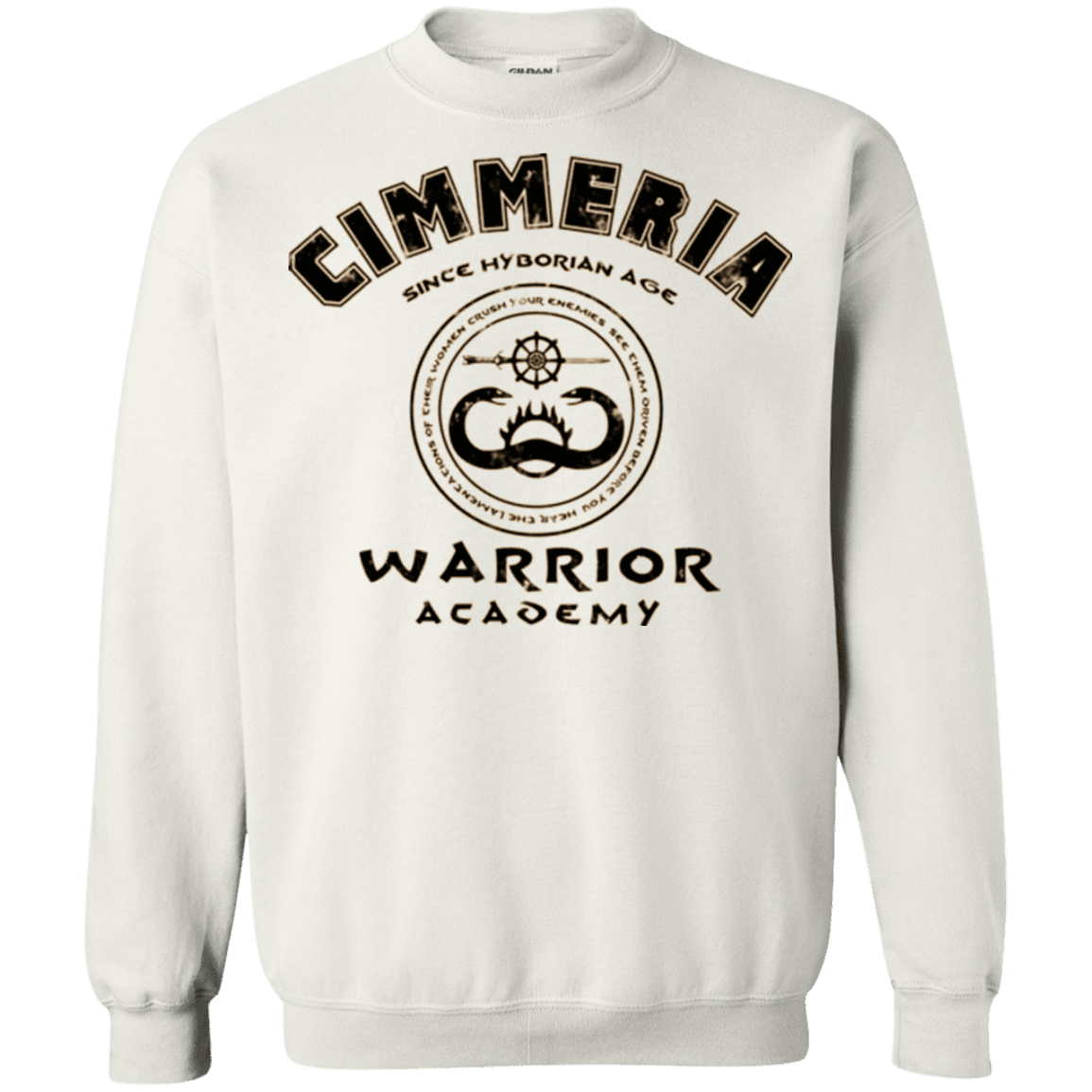 Sweatshirts White / Small Crimmeria Warrior academy Crewneck Sweatshirt