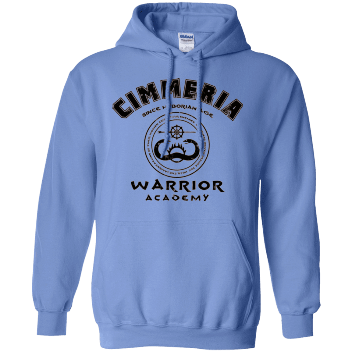 Sweatshirts Carolina Blue / Small Crimmeria Warrior academy Pullover Hoodie