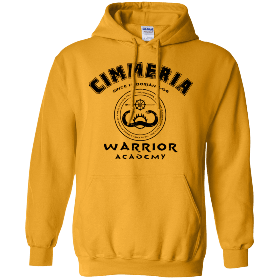 Sweatshirts Gold / Small Crimmeria Warrior academy Pullover Hoodie