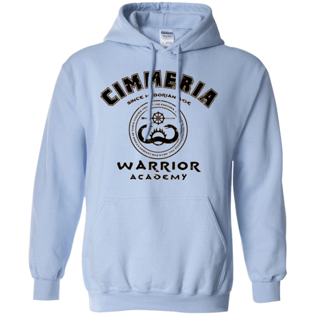 Sweatshirts Light Blue / Small Crimmeria Warrior academy Pullover Hoodie