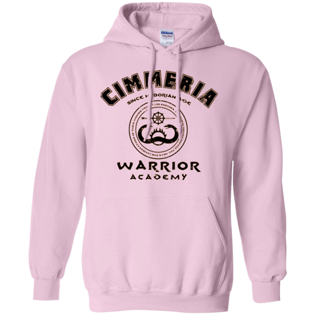 Sweatshirts Light Pink / Small Crimmeria Warrior academy Pullover Hoodie