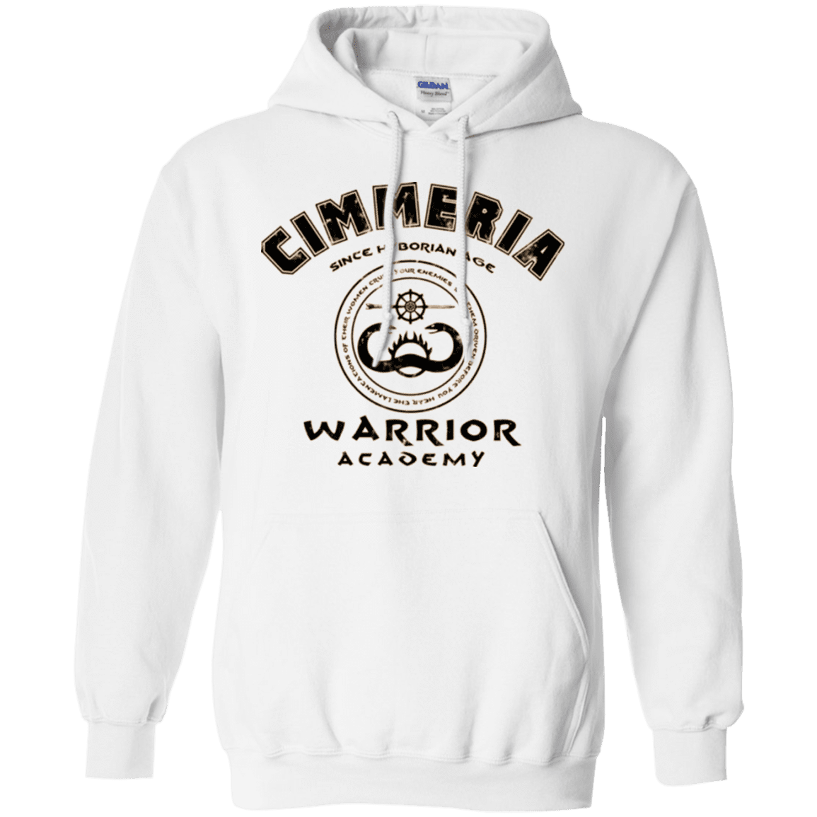 Sweatshirts White / Small Crimmeria Warrior academy Pullover Hoodie
