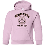 Sweatshirts Light Pink / YS Crimmeria Warrior academy Youth Hoodie