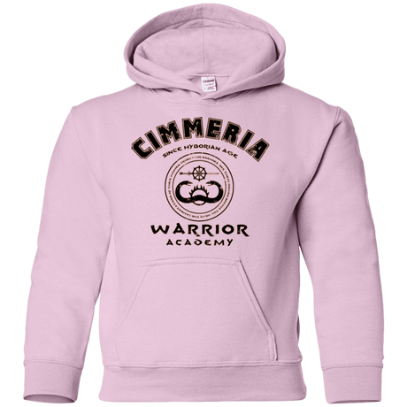 Sweatshirts Light Pink / YS Crimmeria Warrior academy Youth Hoodie