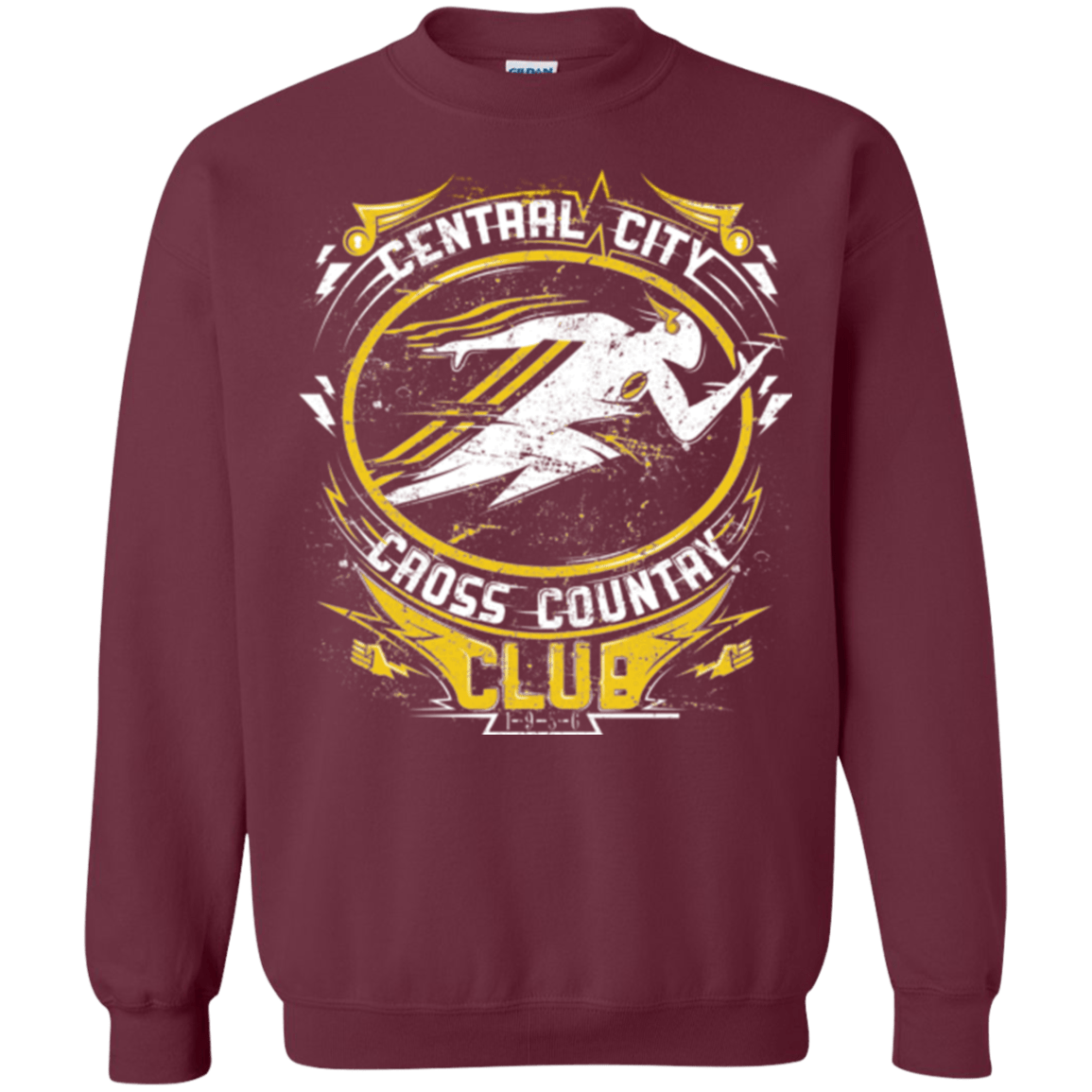 Sweatshirts Maroon / Small Cross Country Club Crewneck Sweatshirt