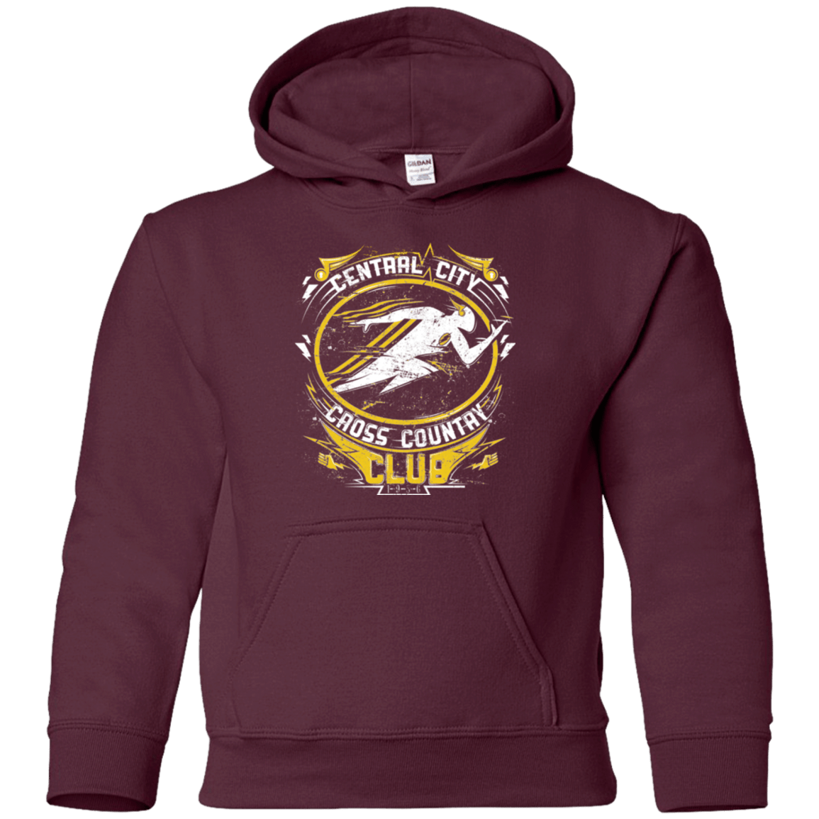 Sweatshirts Maroon / YS Cross Country Club Youth Hoodie