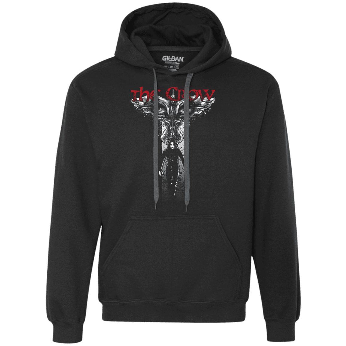 Sweatshirts Black / Small Cross Crown Premium Fleece Hoodie