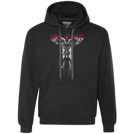 Sweatshirts Black / Small Cross Crown Premium Fleece Hoodie