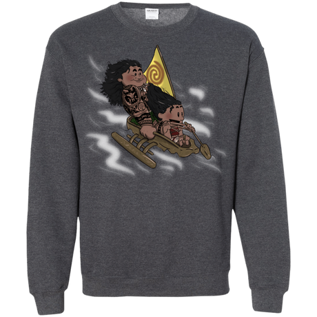 Sweatshirts Dark Heather / S Cross to The Ocean Crewneck Sweatshirt