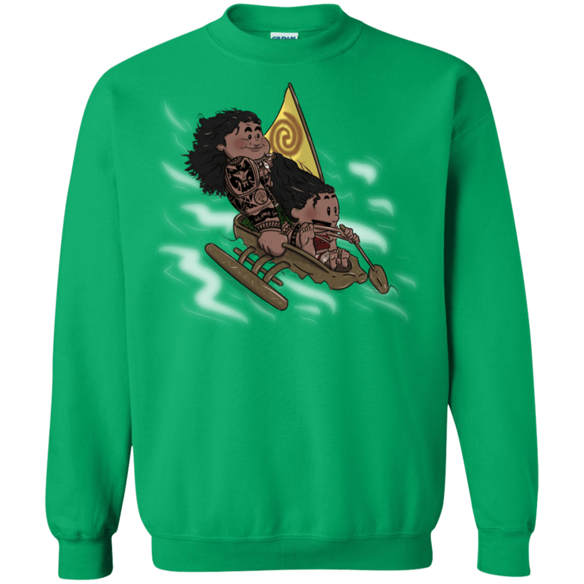 Sweatshirts Irish Green / S Cross to The Ocean Crewneck Sweatshirt