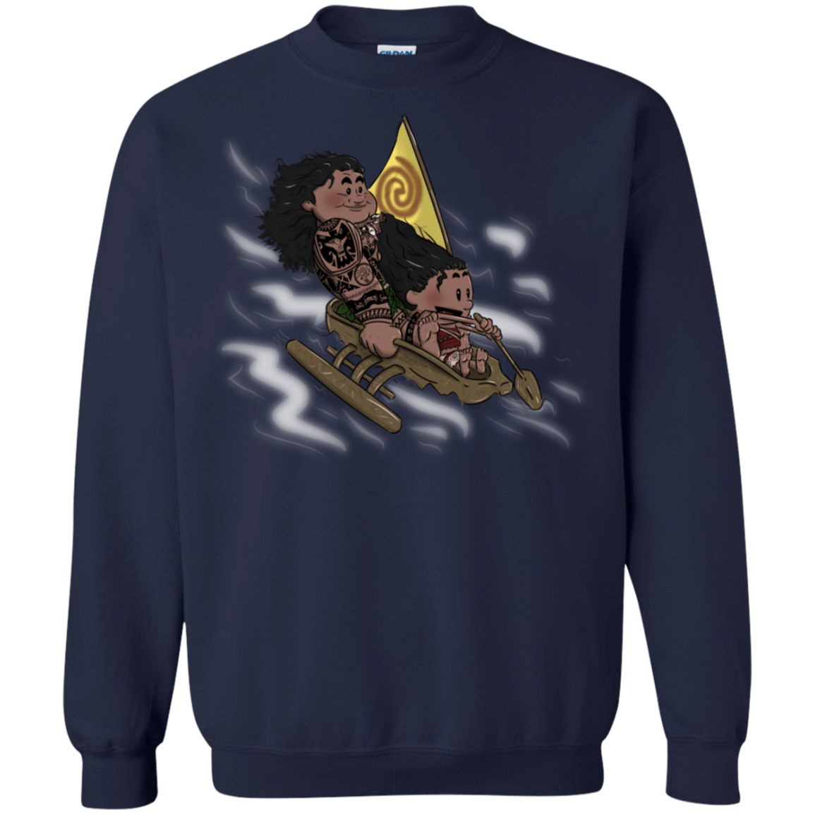 Sweatshirts Navy / S Cross to The Ocean Crewneck Sweatshirt