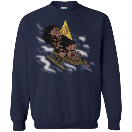 Sweatshirts Navy / S Cross to The Ocean Crewneck Sweatshirt