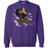 Sweatshirts Purple / S Cross to The Ocean Crewneck Sweatshirt