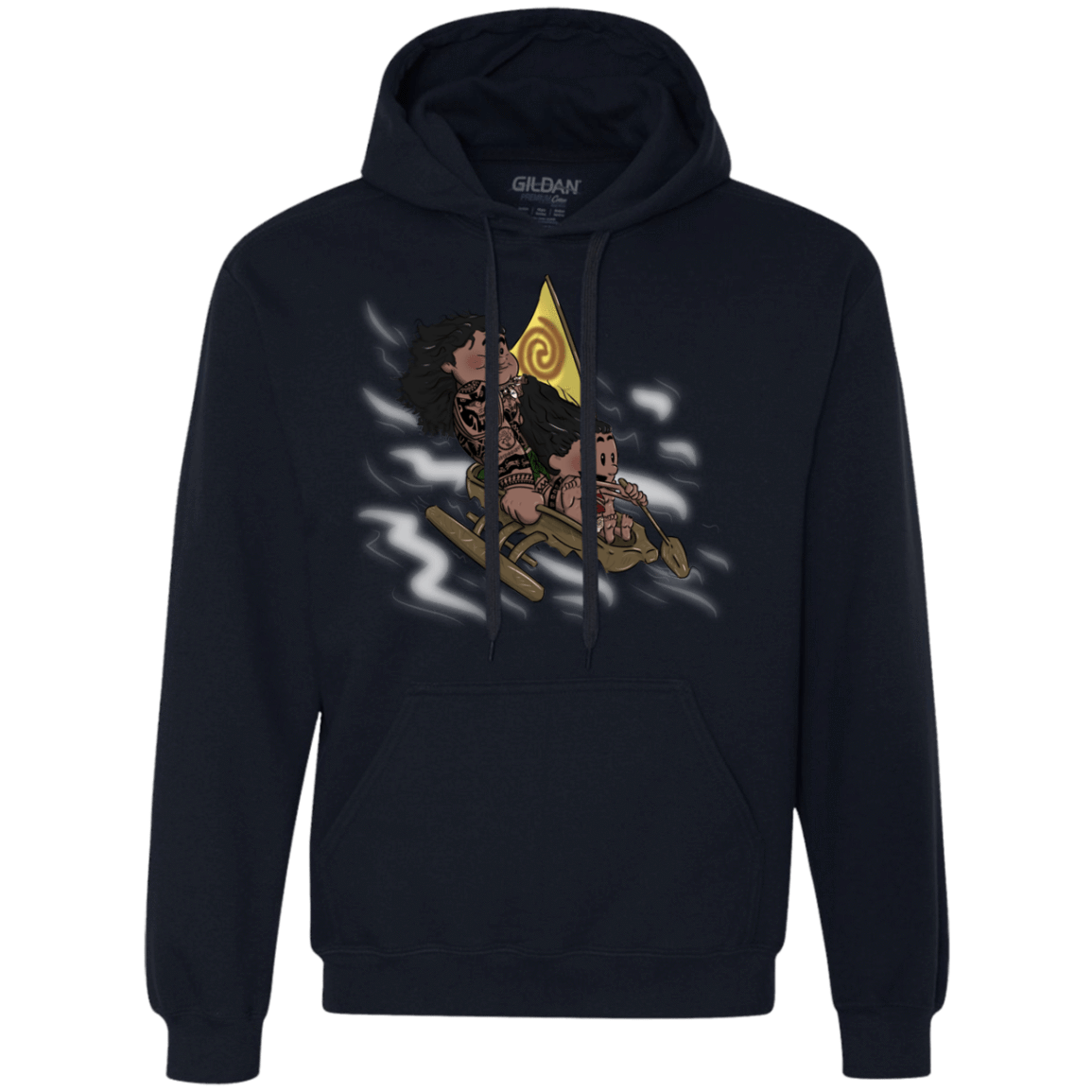 Sweatshirts Navy / S Cross to The Ocean Premium Fleece Hoodie