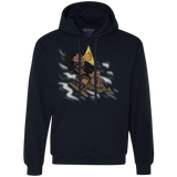 Sweatshirts Navy / S Cross to The Ocean Premium Fleece Hoodie