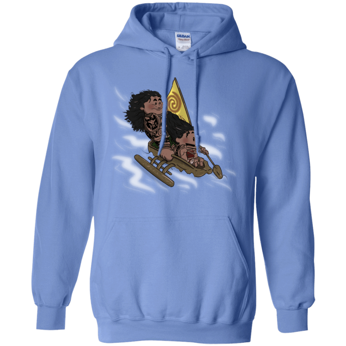 Sweatshirts Carolina Blue / S Cross to The Ocean Pullover Hoodie