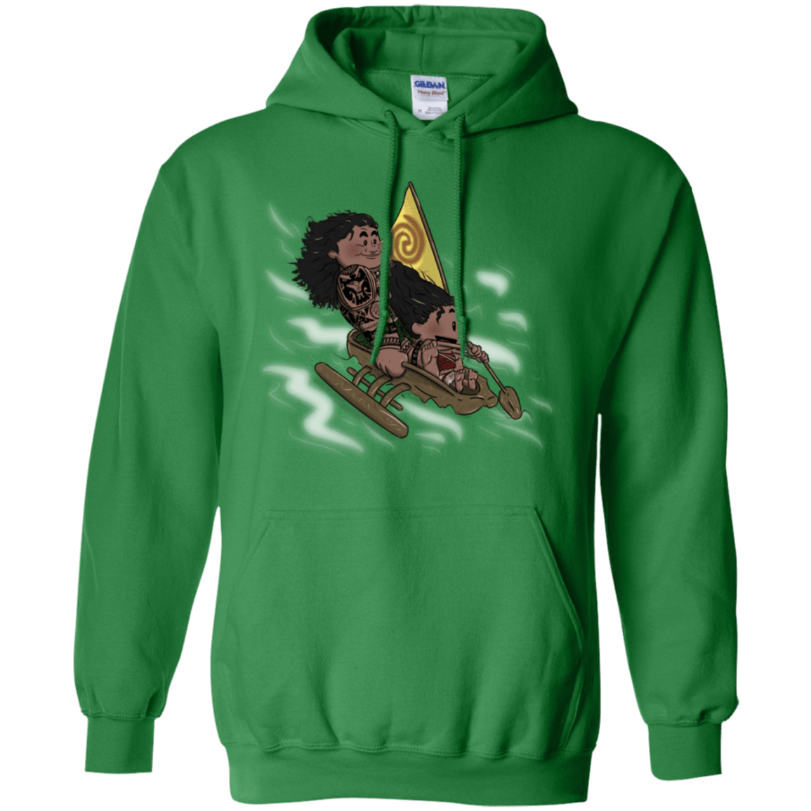 Sweatshirts Irish Green / S Cross to The Ocean Pullover Hoodie