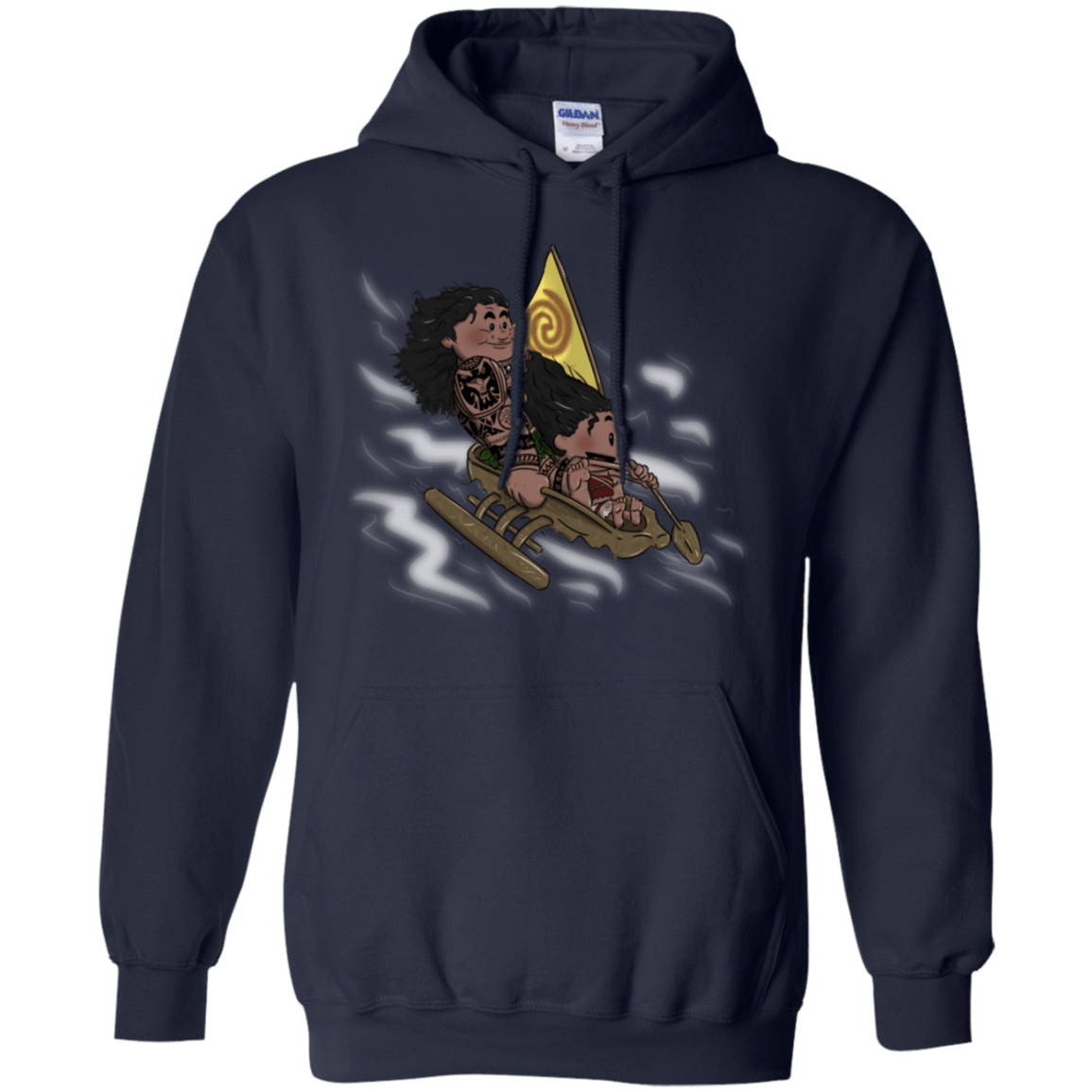 Sweatshirts Navy / S Cross to The Ocean Pullover Hoodie