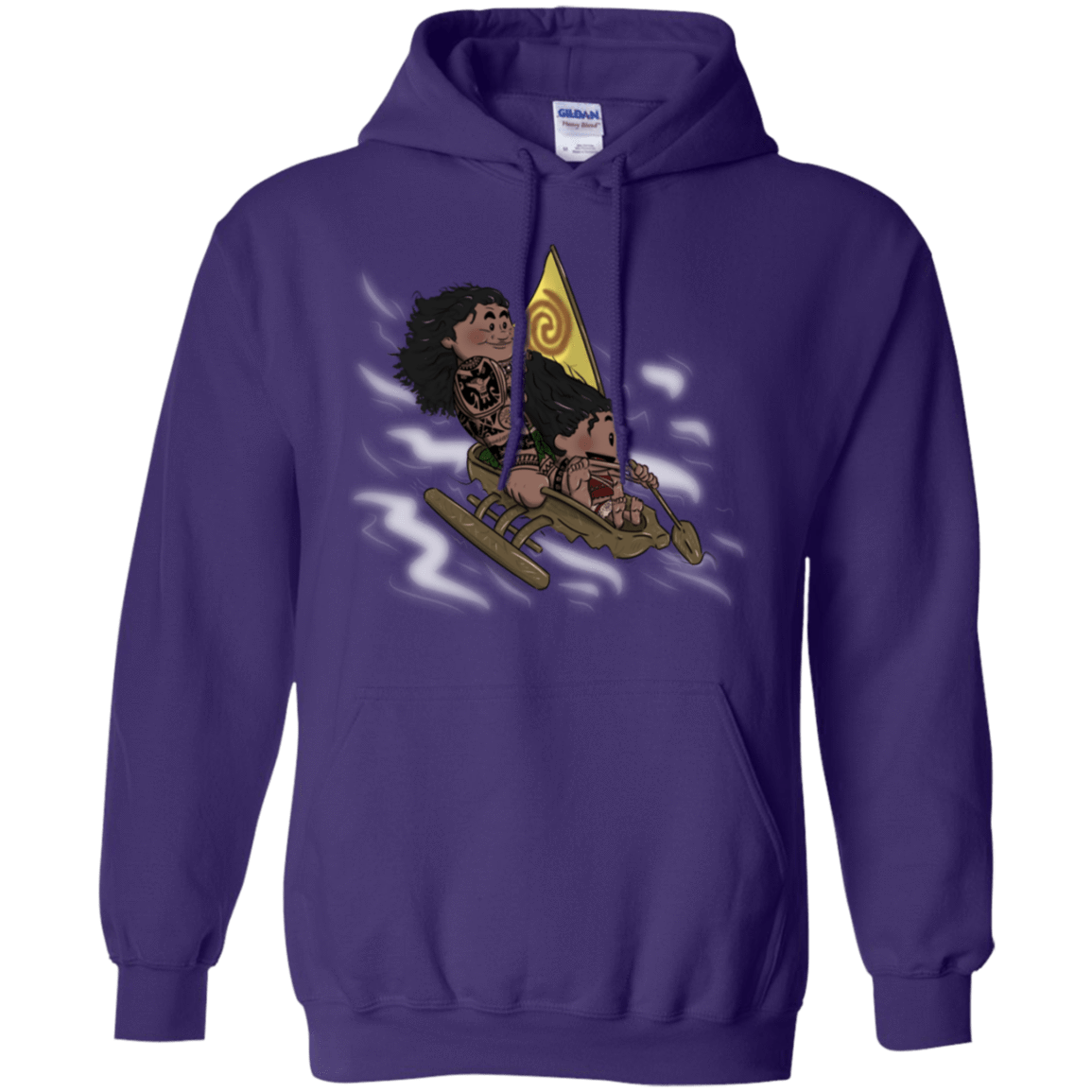 Sweatshirts Purple / S Cross to The Ocean Pullover Hoodie