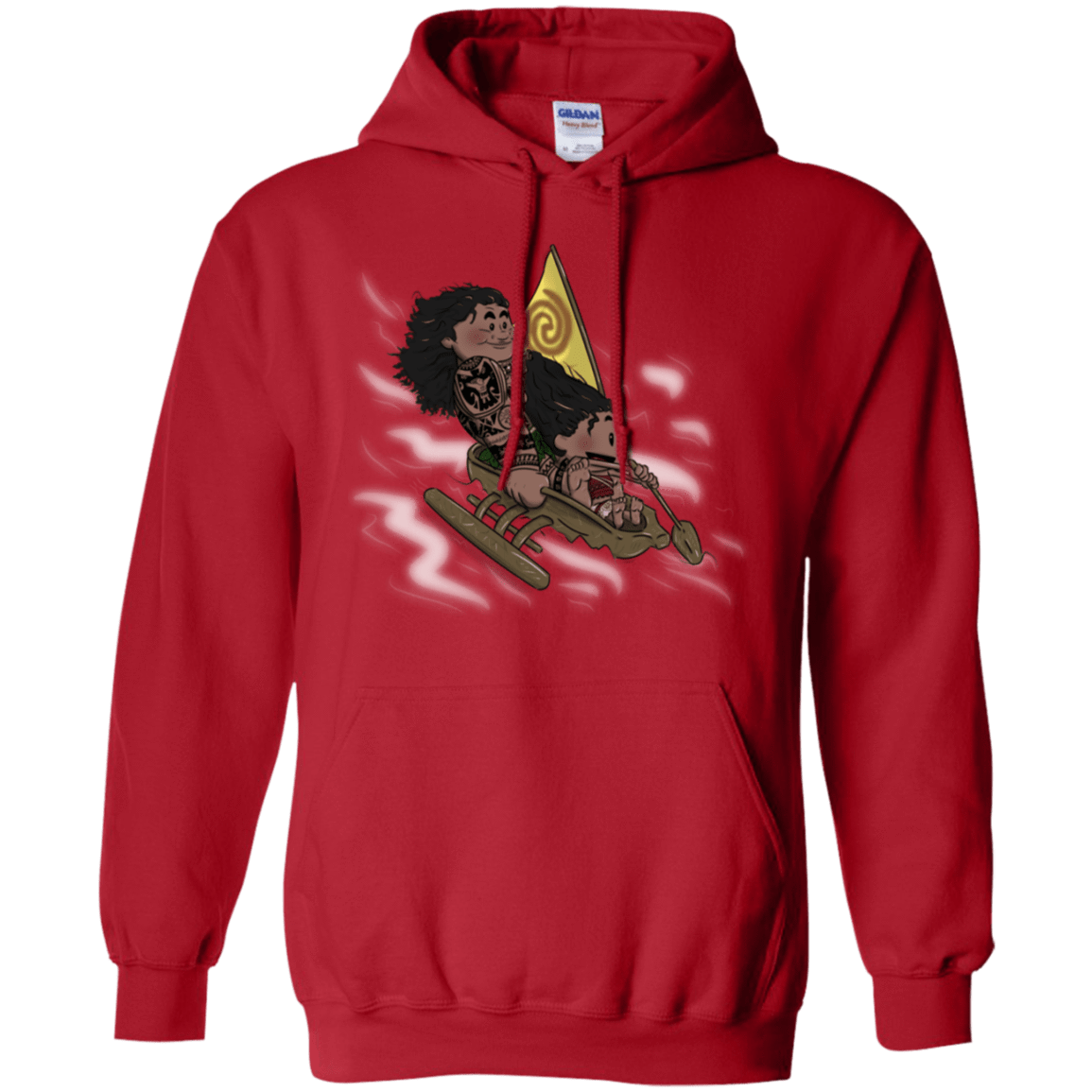 Sweatshirts Red / S Cross to The Ocean Pullover Hoodie