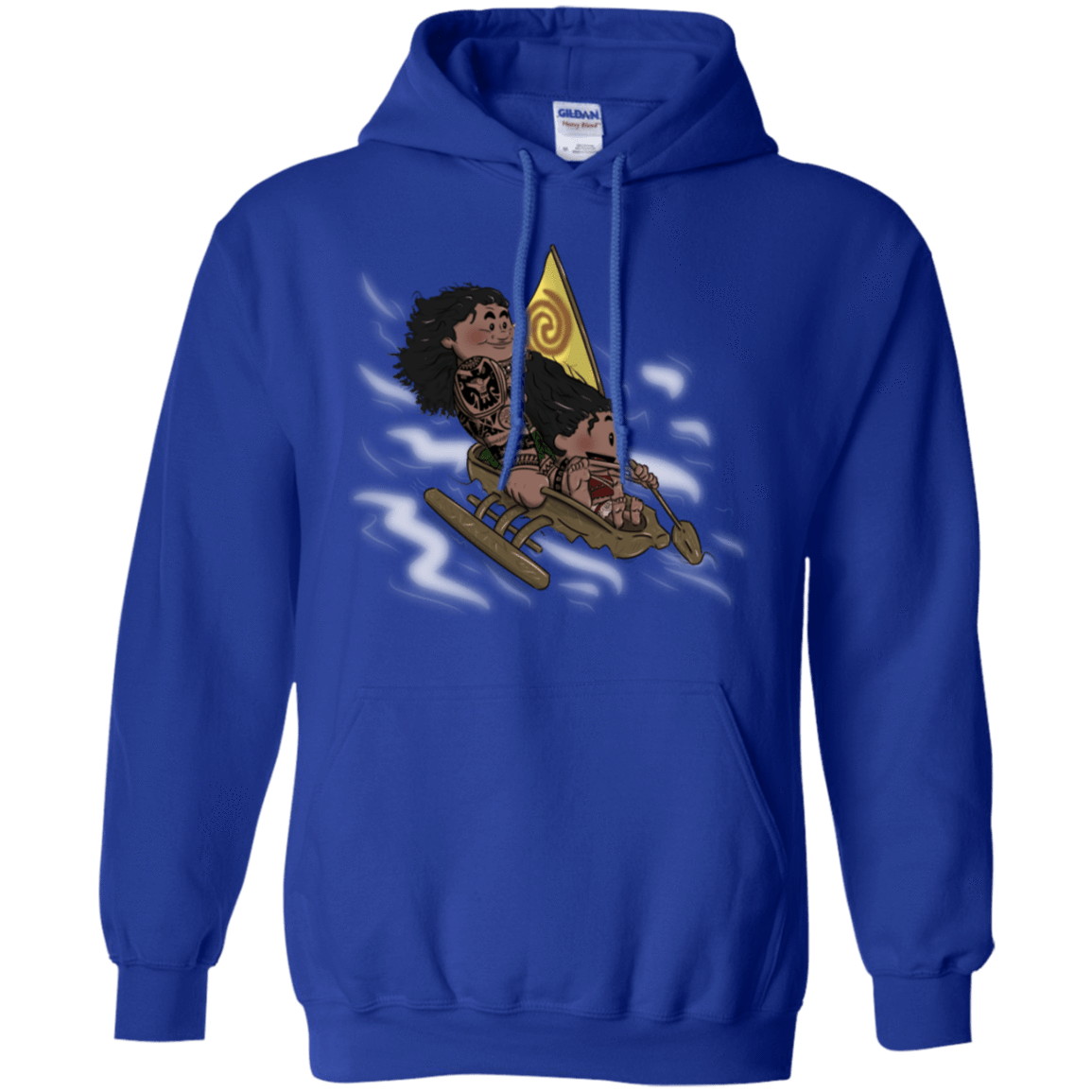 Sweatshirts Royal / S Cross to The Ocean Pullover Hoodie