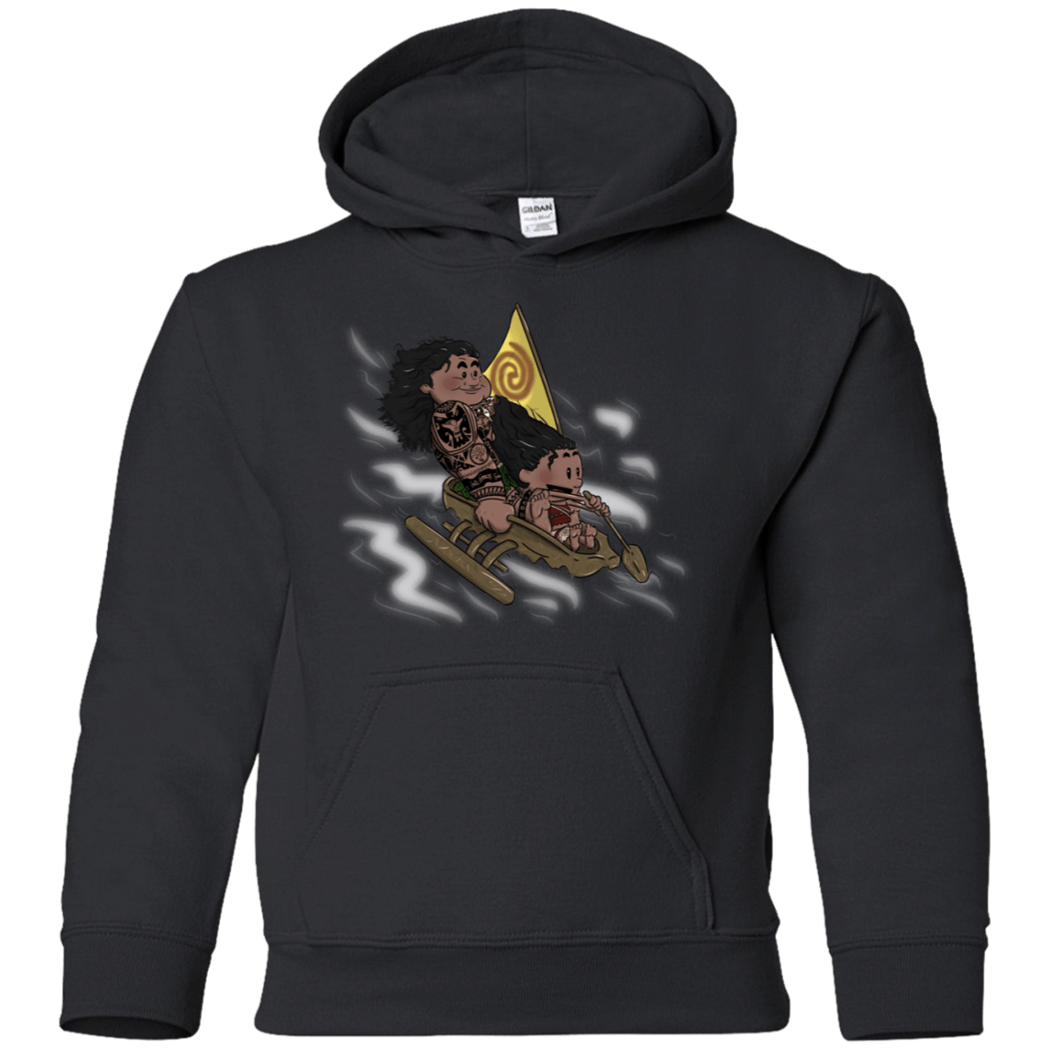 Sweatshirts Black / YS Cross to The Ocean Youth Hoodie