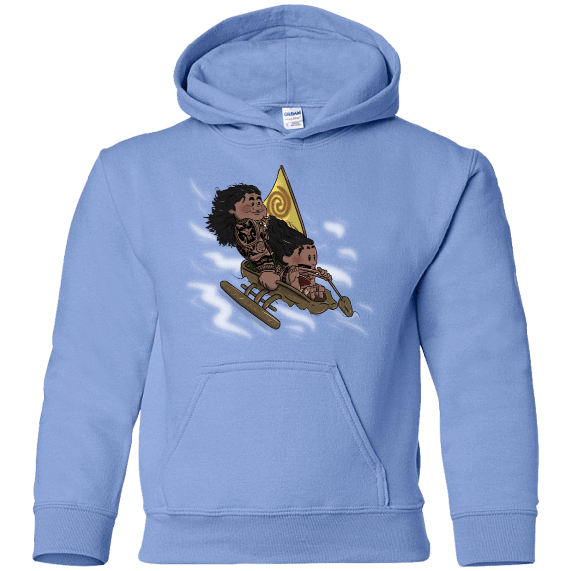 Sweatshirts Carolina Blue / YS Cross to The Ocean Youth Hoodie