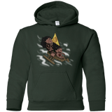 Sweatshirts Forest Green / YS Cross to The Ocean Youth Hoodie