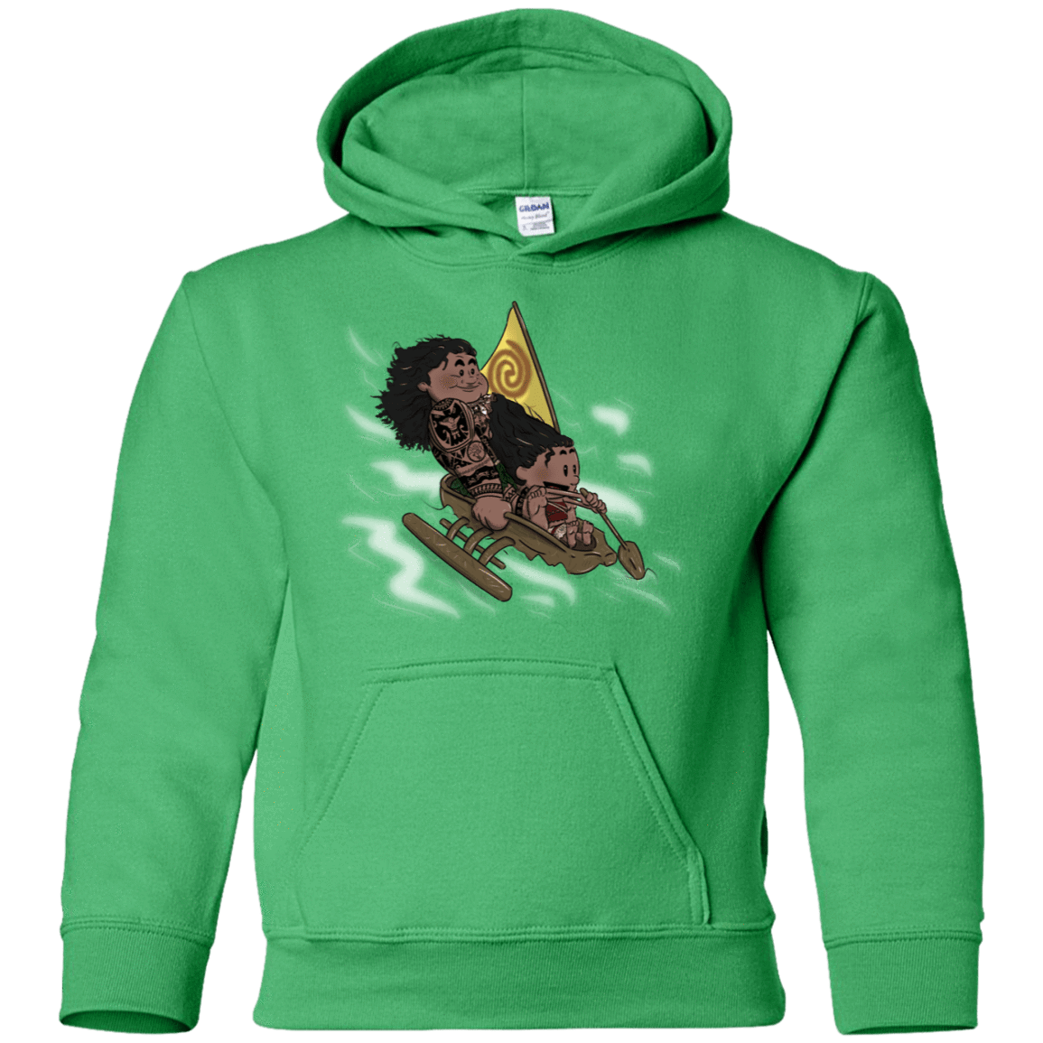 Sweatshirts Irish Green / YS Cross to The Ocean Youth Hoodie