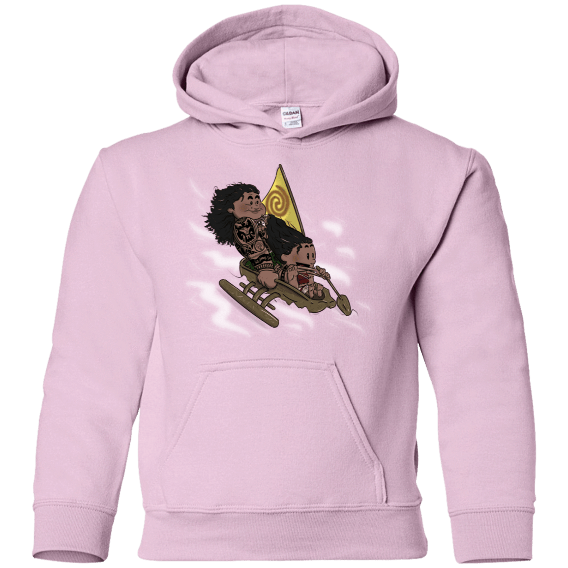 Sweatshirts Light Pink / YS Cross to The Ocean Youth Hoodie