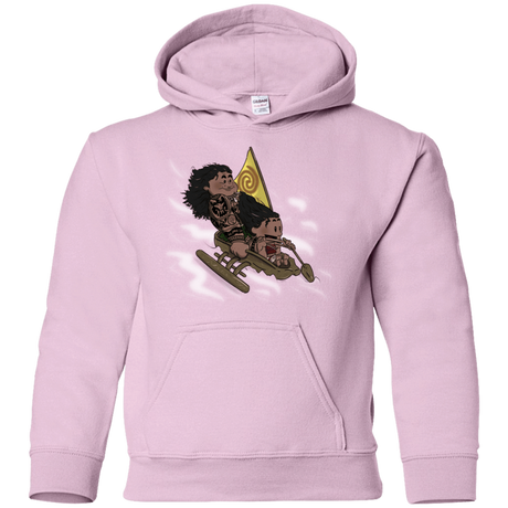 Sweatshirts Light Pink / YS Cross to The Ocean Youth Hoodie