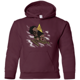 Sweatshirts Maroon / YS Cross to The Ocean Youth Hoodie