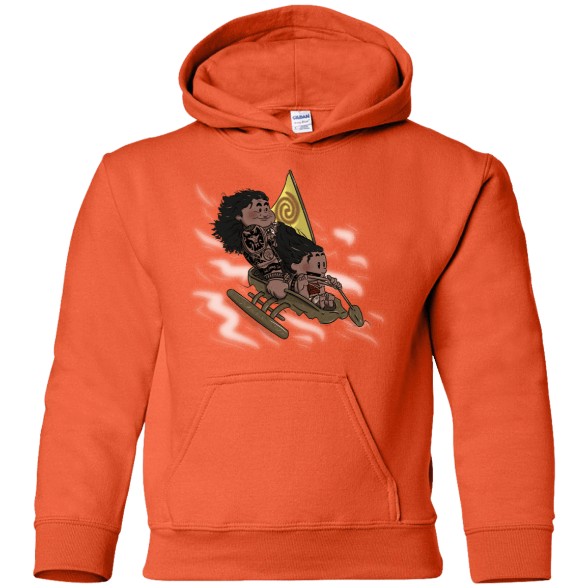 Sweatshirts Orange / YS Cross to The Ocean Youth Hoodie